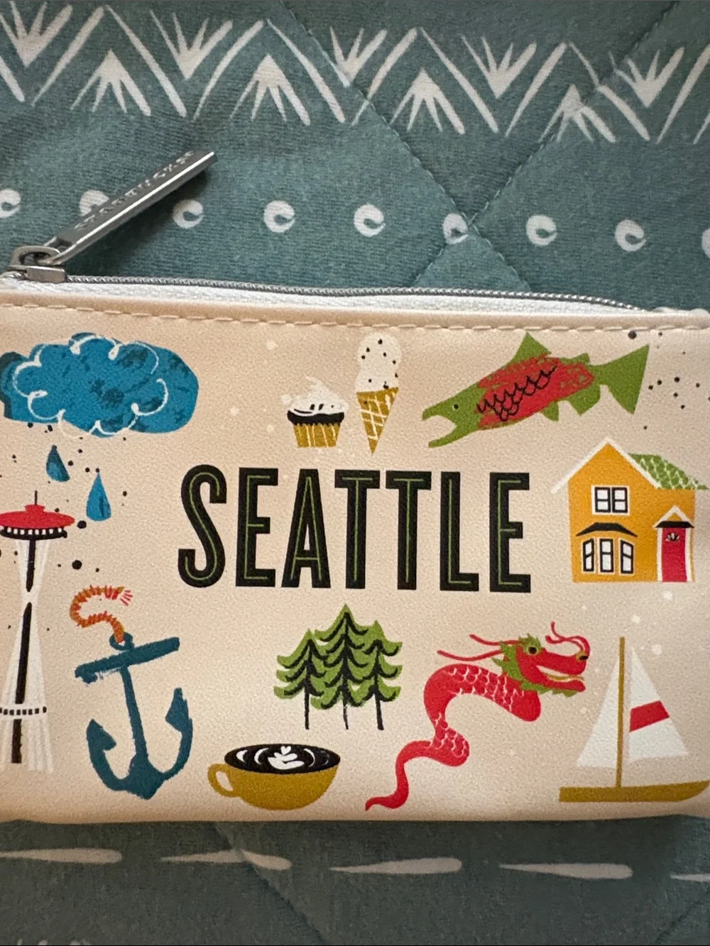 STARBUCKS ‘Seattle’ Card Holder Key Ring Coin Pouch